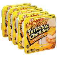 Lunchables Turkey & Cheddar w Cracker 5ct AF Req