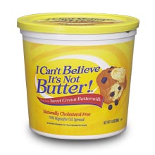 I Can't Believe It's Not Butter 45 oz In the mail
