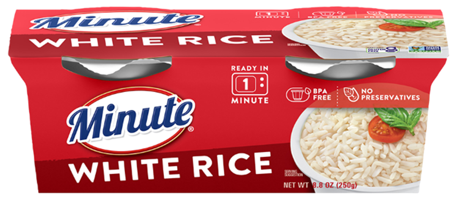 Minute Rice White Cups Microwaveable 2/4.4oz [174140] - $6.02 : Mailbox ...